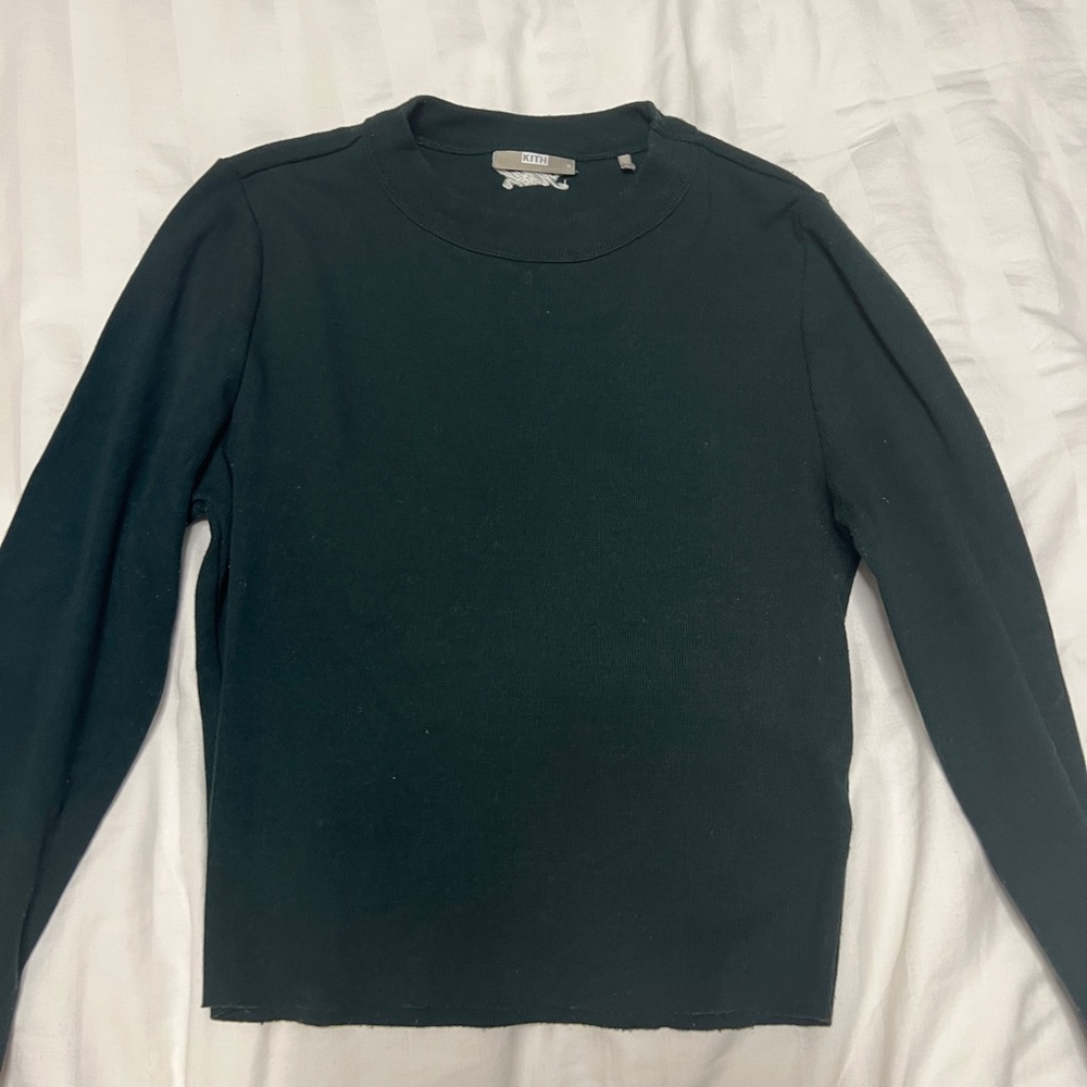 Kith Emerald Green Ribbed long sleeve